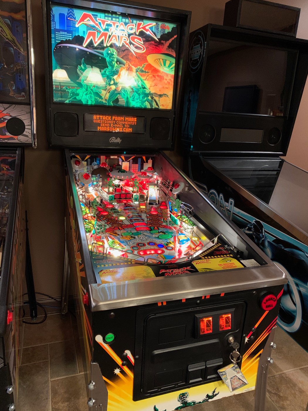 attack from mars pinball machine for sale